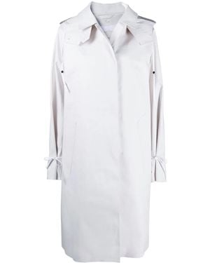 Cecilie Bahnsen Single-Breasted Mid-Length Coat - White