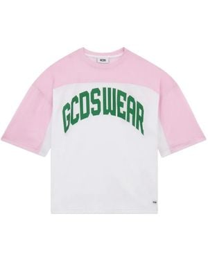 Gcds Colour-Block T-Shirt - White