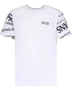 Versace Jeans Couture Logo-Print T-Shirt - White