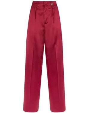 Philipp Plein Pantalones Dame Fit - Rojo