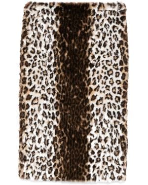 McQueen Rock mit Animal-Print - Braun