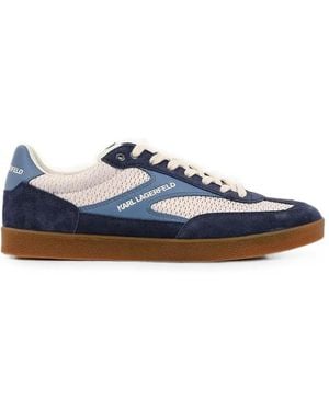 KARL LAGERFELD Panelled Trainers - Blue