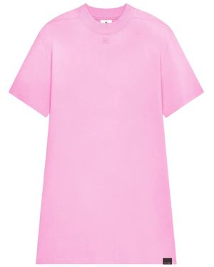 Courreges Kurzärmeliges Minikleid - Pink