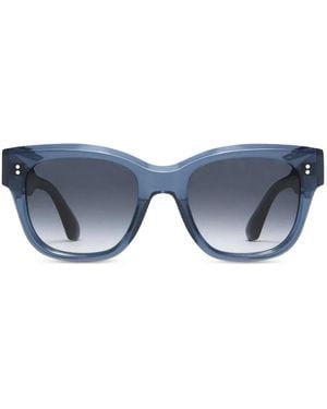 Chimi 07 Sonnenbrille Mit Eckigem Gestell - Blau