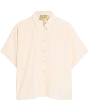 Momoní Brooklyn Kimono-Sleeve Shirt - Natural