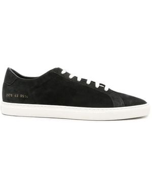 Common Projects Achilles Slim Premium Suede Sneakers - Black