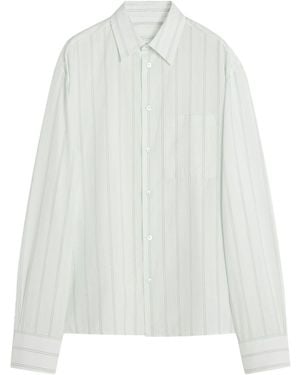 Lanvin Striped Shirt - White