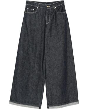 Max Mara Mocchio Wide-Leg Jeans - Grey