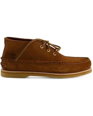 Timberland Mid-Cut Lace-Up Desert Boots - Brown