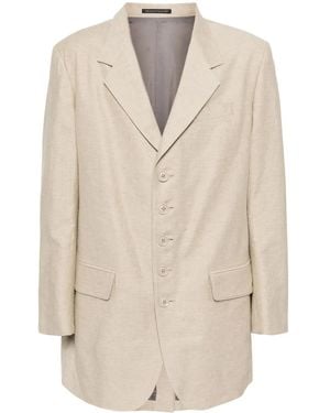 Y's Yohji Yamamoto Einreihiges Sakko - Natur