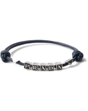 Prada Bracciale Con Logo - Multicolore