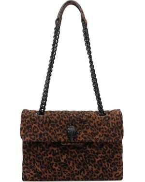 Kurt Geiger Kensington Quilted Chain Shoulder Bag - Brown