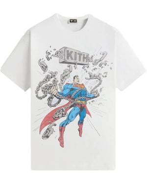 Kith Superman Chains Vintage T-Shirt - White