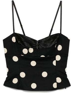 Reformation Victoria Top - Zwart