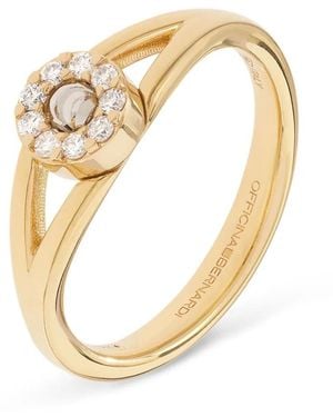 Officina Bernardi 18Kt Grace Moon Diamond Ring - Metallic