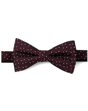 Joop! Micro-Patterned Bow Tie - Brown