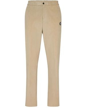 Billionaire Corduroy-Elasticated Trousers - Natural
