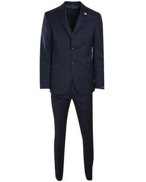 Tombolini Button-Up Suit - Blue