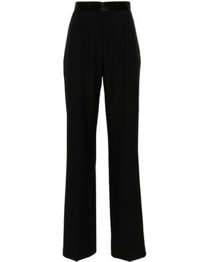 Nensi Dojaka Wide-Leg Tailored Trousers - Black