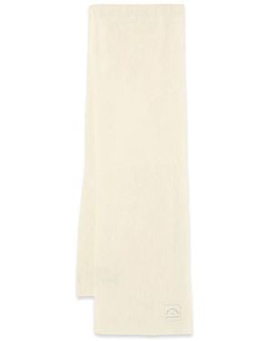 KARL LAGERFELD Bufanda Con Parche Del Logo - Blanco