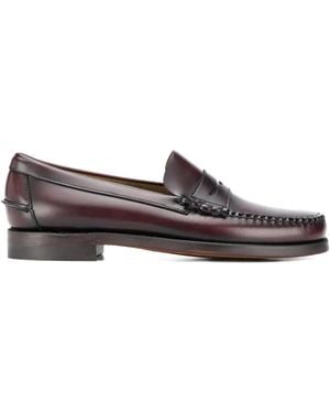 Sebago Penny Leather Loafers - Brown