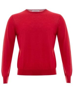 Gran Sasso Crew-Neck Wool Jumper - Red