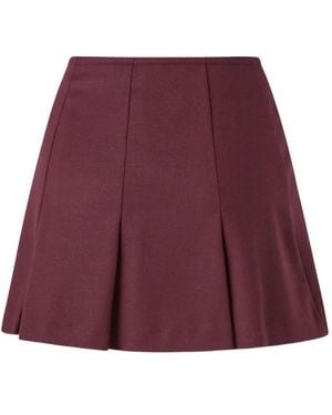 Pinko Jupe À Design Plissé - Purple