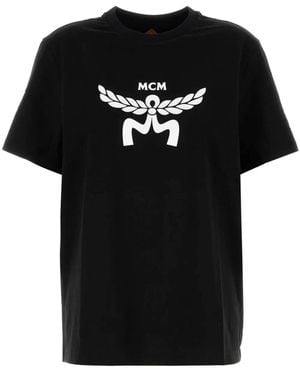 MCM Camiseta Laurel - Negro