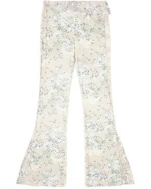 DIESEL Pantalones P-Affal con motivo floral - Blanco