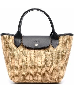 Longchamp Le Pliage Paille Tote Bag - Multicolour