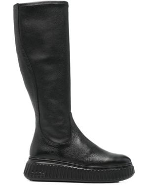 Wonders Bottines En Cuir Grainé - Black