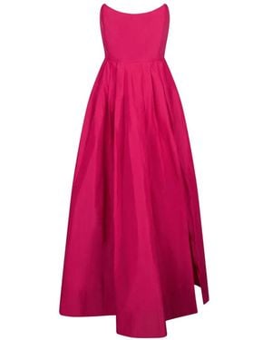 Liu Jo Long Taffeta Dress - Pink