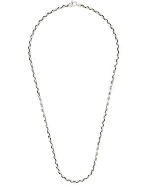 Stephen Webster Collar Classic Link Mediano En Plata De Ley - Azul