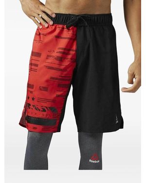 Reebok Workout Ready Graphic Board Shorts - Red