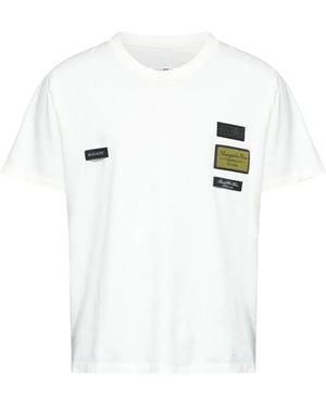 MM6 by Maison Margiela Round-Neck T-Shirt - White