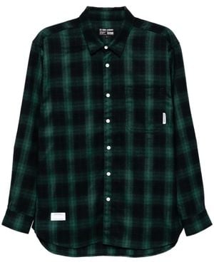 Izzue Camicia A Quadri - Verde