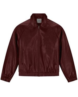 Arte' Zip-Fastening Jacket - Red