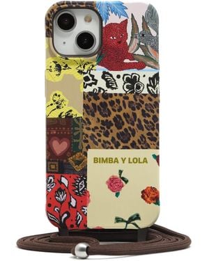 Bimba Y Lola Iphone 15 Patchwork Phone Case - White