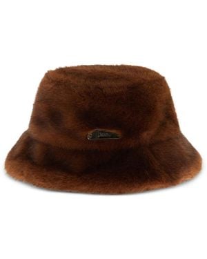 Herno Chapeau En Fourrure Artificielle - Marron