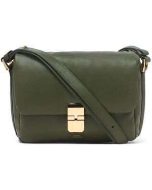 A.P.C. Grace Mini-Tasche mit Klappverschluss - Grün