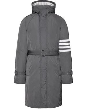Thom Browne 4-Bar Twill Parka - Grey