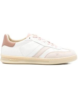 Woolrich Baskets À Rayures - Blanc