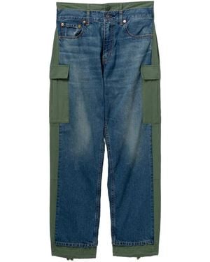 Junya Watanabe X Levi's Cargo-Panel Pants - Blue