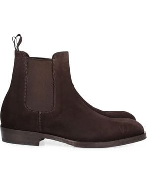 Al Duca d'Aosta Suede Chelsea Boots - Brown