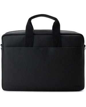 Lacoste Canvas Laptop Bag - Black