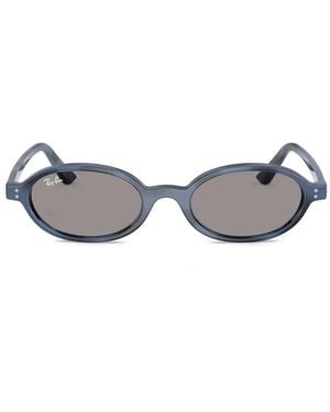 Ray-Ban Khal Oval-Frame Sunglasses - White