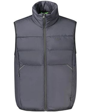 BOSS Quilted Padded Gilet - Blue
