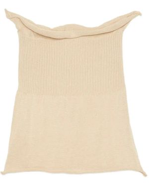 Edward Cuming Ruffled Top - Natural