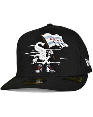 KTZ 59Fifty Chicago Sox Baseball Cap - Black