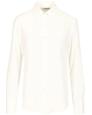 Al Duca d'Aosta Crepe-Texture Shirt - White